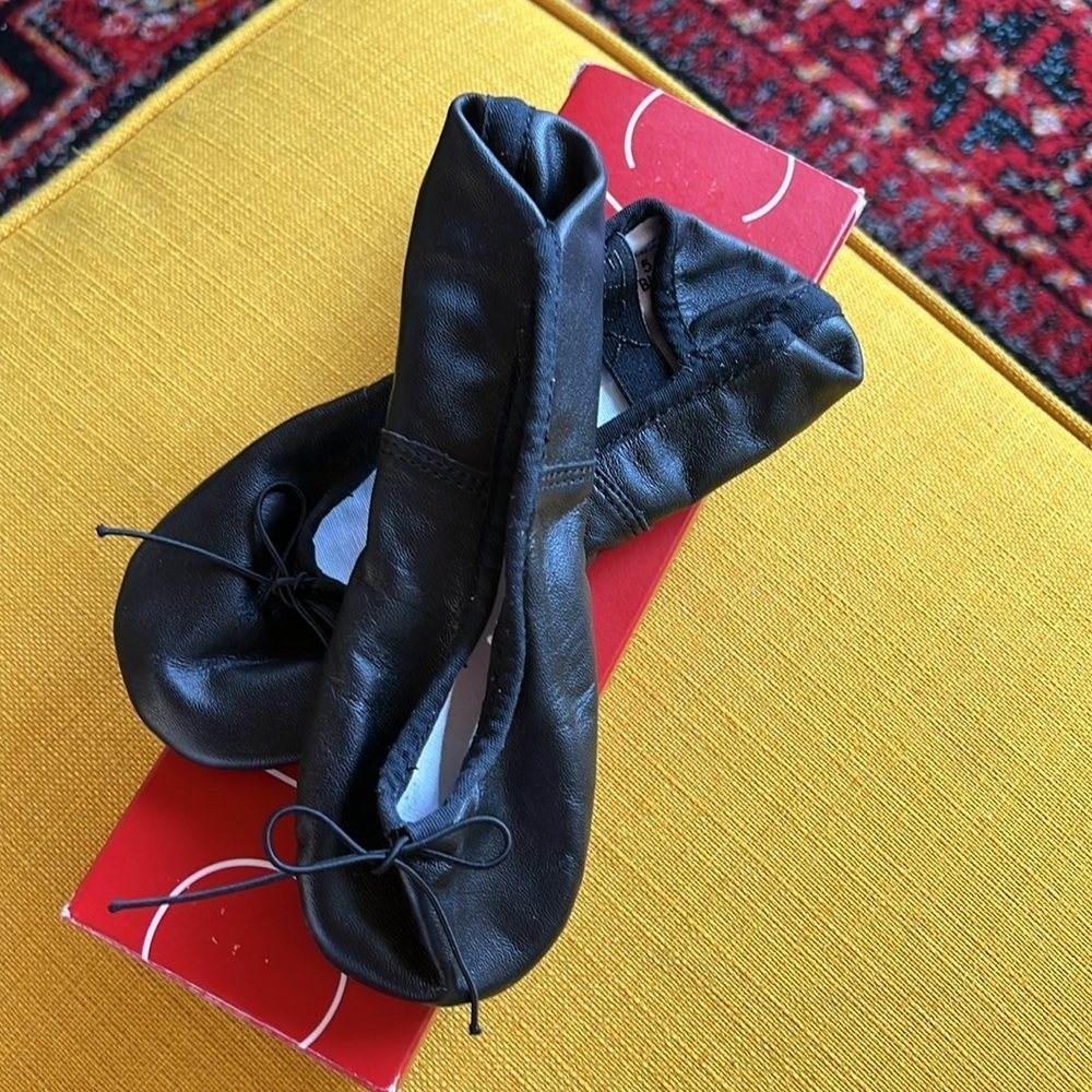 CAPEZIO Black Ballet Slippers - Picture 5 of 6